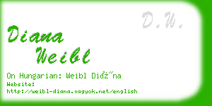 diana weibl business card